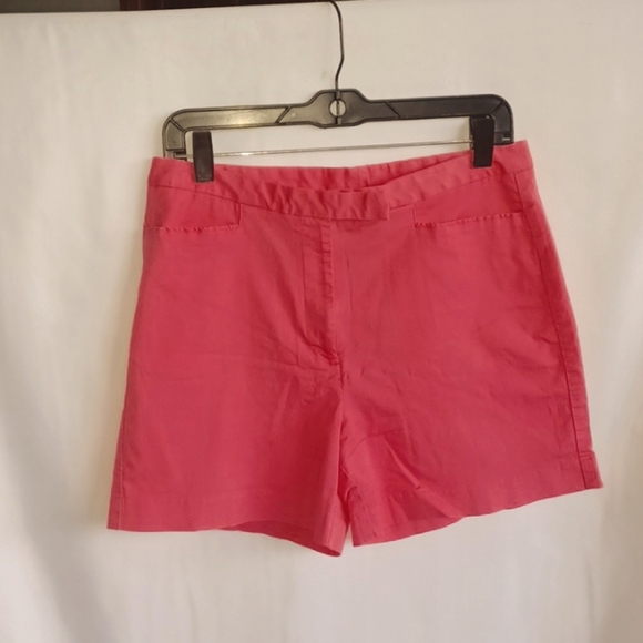 St. Johns Bay Pink/Salmon Colored Shorts, Sz 12, 31" Wst, 11" Rise, 4" Inseam - Picture 1 of 7